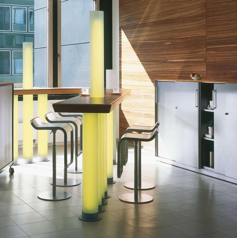 Either with double doors or as shown here with space-saving sliding and tambour doors: Symbio from C+P can simply adapt to your