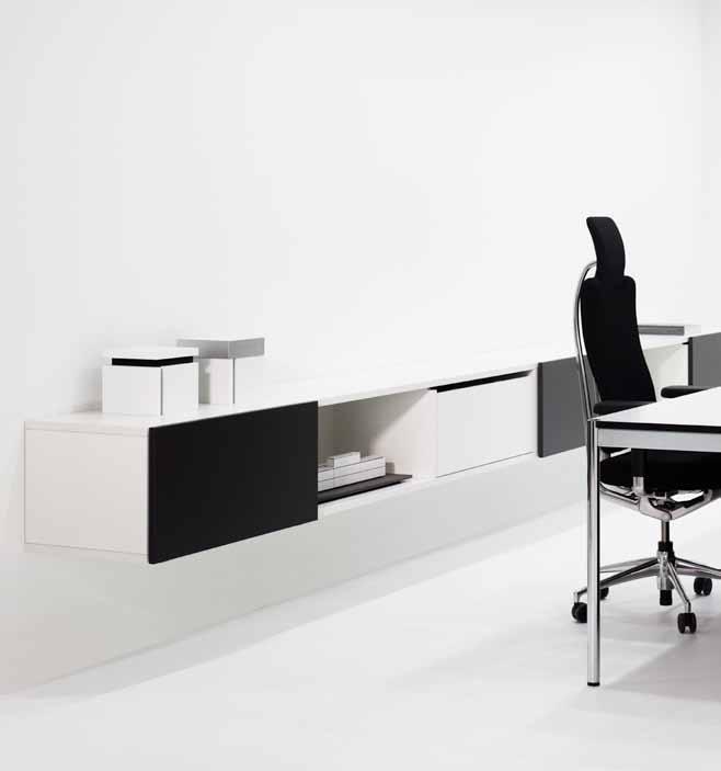 basic S Credenza 1.4 Storage space with an attractive appearance and individual interior space usage.