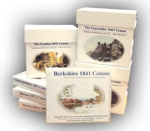 Census on CDs Buy 4 Buckinghamshire Census Sets