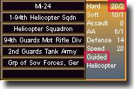 Right click the helicopter squadron s Unit Box and three things will become apparent: Because it has a hard