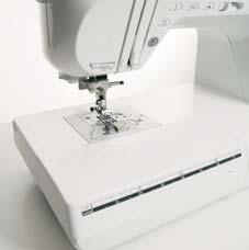 Deluxe automatic needle threading system Improved LCD