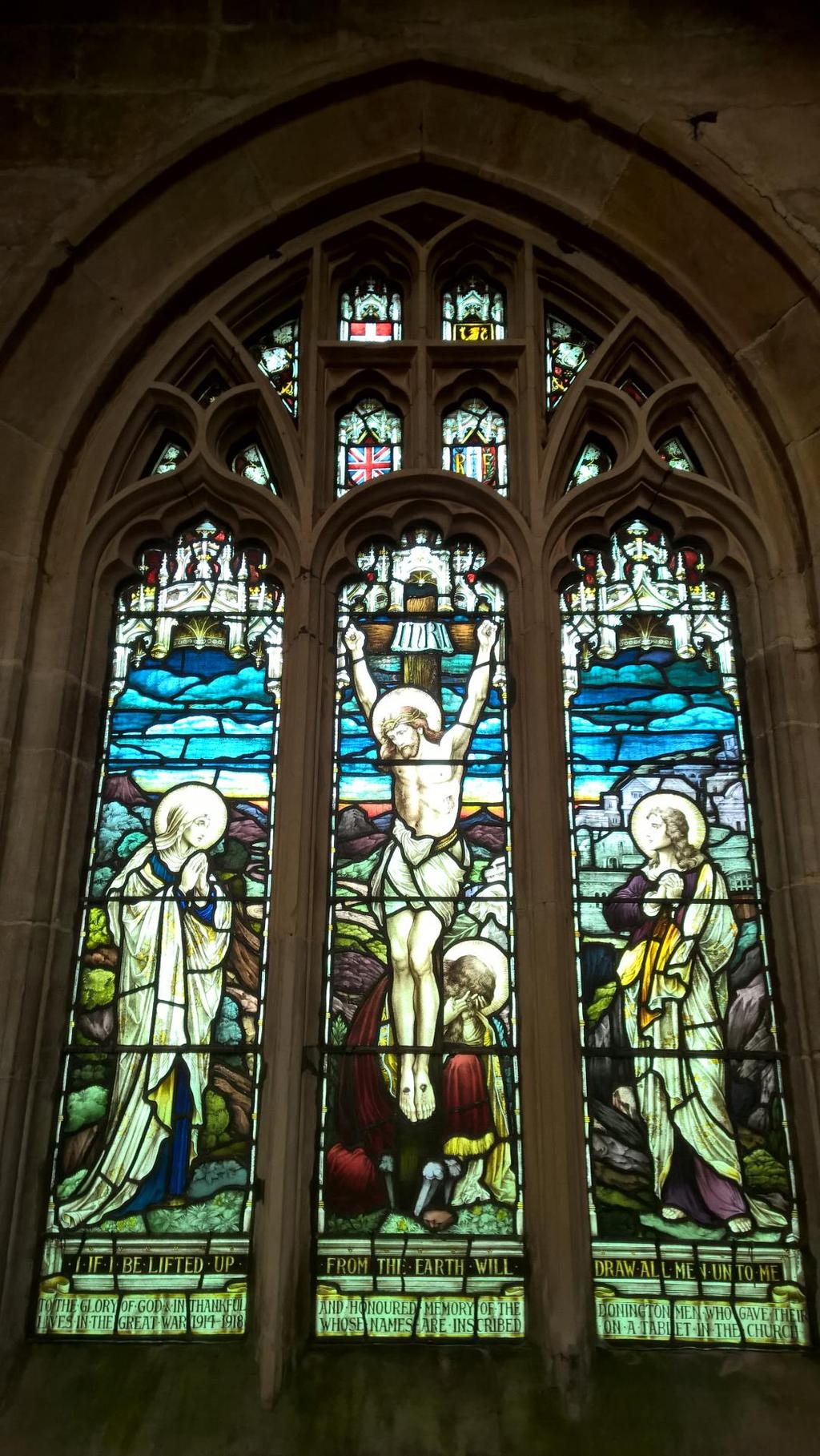 A Stained Glass Window is also located in St.