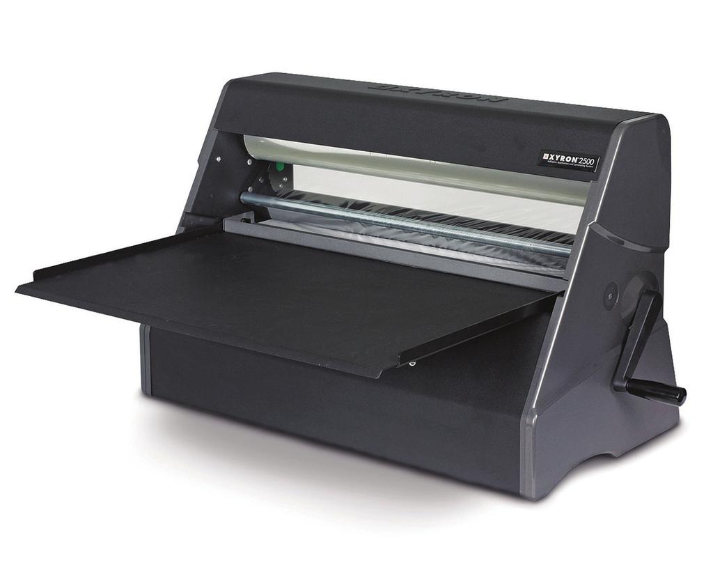 U S E R S G U I D E Adhesive Application & Laminating System The XM2500 is an economical and easy to use document finishing system.