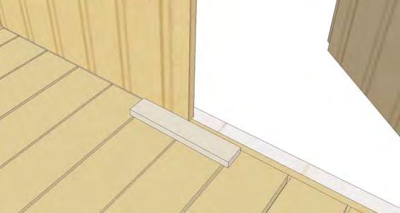 To align correctly, close Doors in best close Door position. Mark and attach.