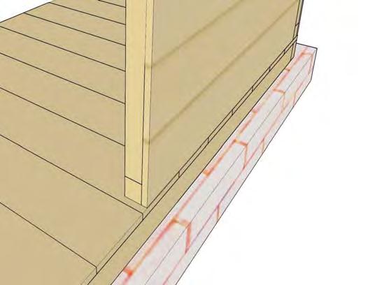 Important: Align Wall Siding Flush with