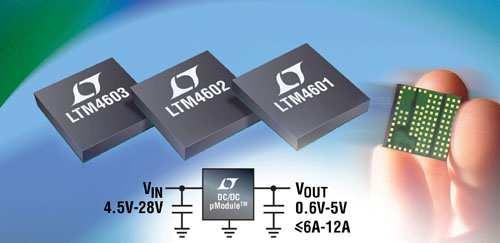 Products with Embedded Inductors f (MHz) L (uh) Vin (V) Vout (V) Iout (A) Footprint (mm^3) LTM4608 1.5-2.375~5.5 0.