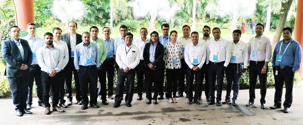 Participants at the Predictive Supply Chain meeting on July 13, 2018, in Pune. TNF India - West R Mukundan from Tata Chemicals is the Chairman of TNF India - West.