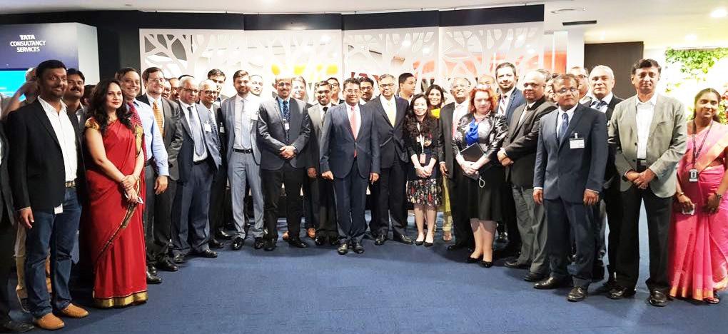Participants at the Head of Companies meeting on April 24, 2018, at the TCS campus in Singapore.
