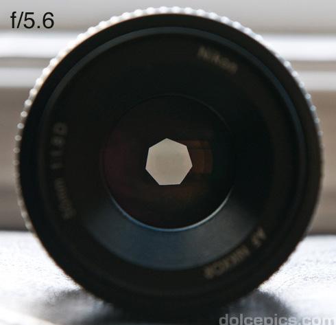 Aperture (f stop) controls the size of the