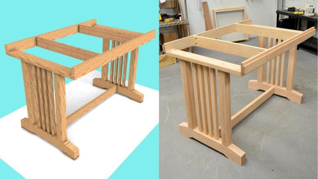 This is a VERY comfortable way for woodworkers to design, since it is exactly how we create pieces in the shop.