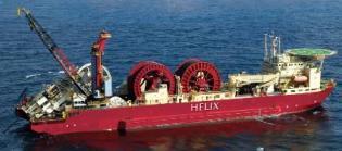 Helix Service Lines and Assets being used DP Reel Lay Vessel Express DP3 MODU Q4000 DP ROV vessel Island