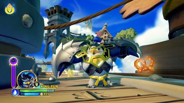 PLAYING THE GAME MYSTERIOUS ANCIENT PLACE (M.A.P.) 4 3 5 2 1 1. Skylander Life Meter : Displays your Skylander s health. 2. Level and Experience Meter : Displays the level and the level progression of your Skylander.