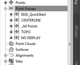 In the Create Surface dialog, change the name to Existing and click OK. 14. In the Prospector tab of Toolspace, expand Surfaces Existing Definition.