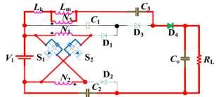 L k and C 3 are still in resonance state, the state equations of resonantcircuit can be written as follows: (3) (4) Fig.