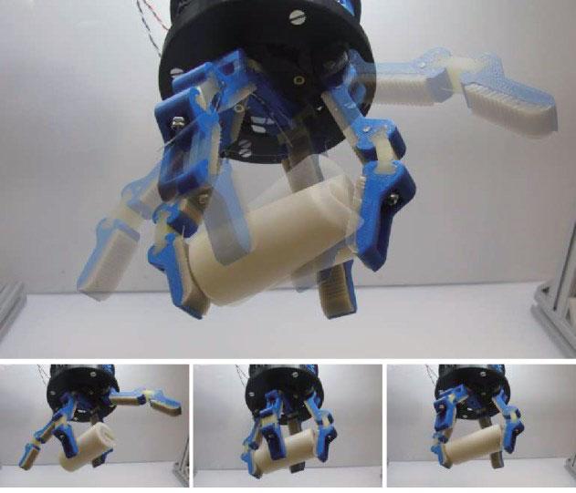 Proceedings of the 2014 IEEE International Conference on Robotics and Biomimetics December 5-10, 2014, Bali, Indonesia An Underactuated Hand for Efficient Finger-Gaiting-Based Dexterous Manipulation