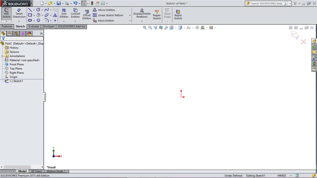 SOLIDWORKS 2015: A Power Guide > 2.19 2.32 It is evident from the Figure 2.31 that all the sketch entities are multiple of 5 mm.