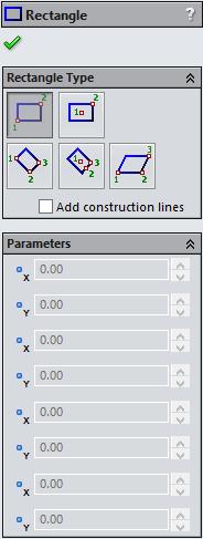 SOLIDWORKS 2015: A Power Guide > 2.25 Drawing Rectangle In SOLIDWORKS, you can draw rectangle by different methods.
