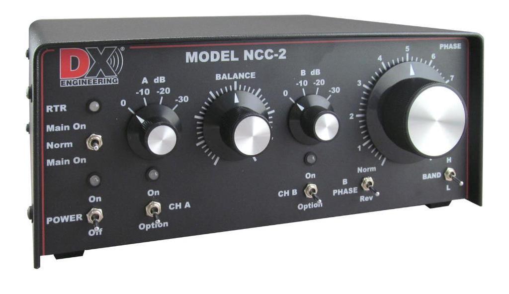 Receiving Antenna Variable Phasing Controller DX Engineering NCC-2 Combines the inputs from two antennas creates a directional pattern with deep steerable