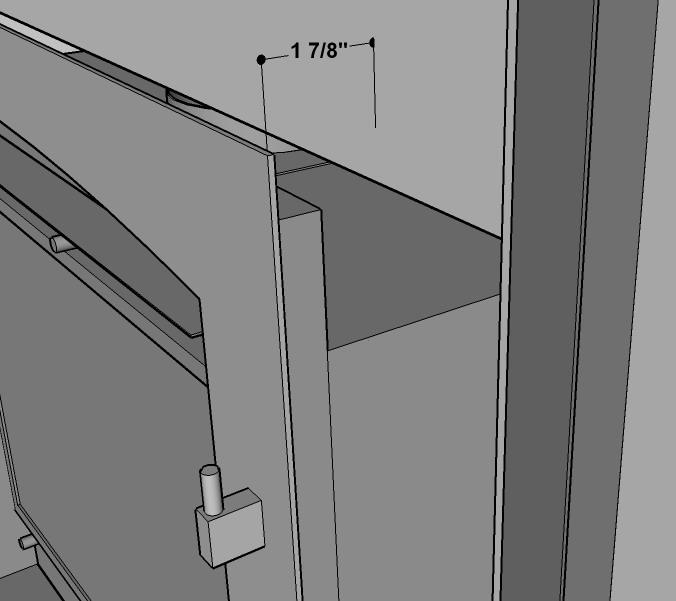 If the measurement is greater, then the unit will sit higher than the riser, resulting in a gap between the fireplace and the riser.