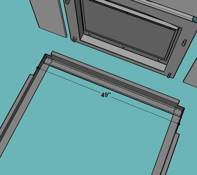 It is the steel brackets that securely hold the mantel to the wall. These must be firmly installed to insure the mantel is also securely installed!