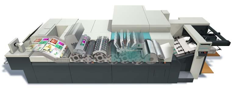 How it works The Jet Press 720 takes the best of offset technology, in terms of robust and highly accurate paper handling as the B2 sheet passes through the press, and adds state-of-theart inkjet