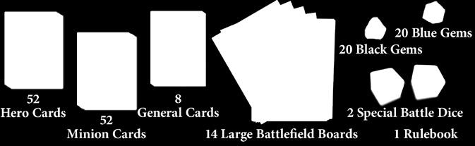 and special skills. The first side that is victorious on the agreed upon number of battlefields is the winner. Components: Game Setup: 1.