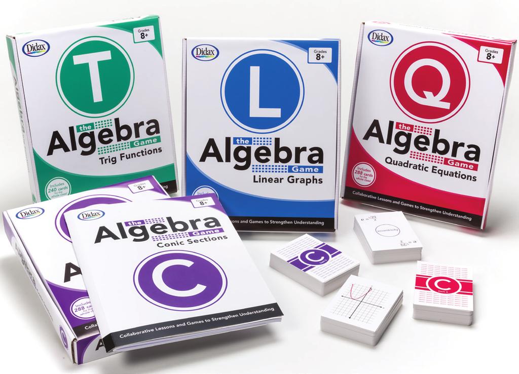 95 Additional Middle School Sets Also Available: Number System Expressions & Equations The Algebra Game These new sets of The Algebra Game feature an improved design and