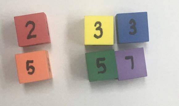 Consolidation Roll 6 prime factor dice. Using the prime factors, what can you tell me about your product? My number is: 2 x 3 2 x 5 2 x 7 My number is even because it has 2 as a prime factor.