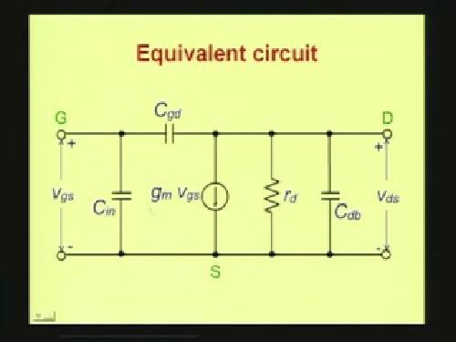 (Refer Slide Time: 09:45) The equivalent circuit looks like this.