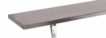 drop-down stainless steel shelf, 2 x 1/1 GN A133 7 Front drop-down stainless steel shelf, 3 x 1/1 GN A134 7 Front drop-down stainless steel