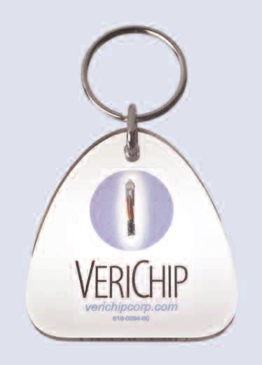 Prior to Scanning Patient Scan test Microtransponder provided with VeriChip H2 Reader to verify unit functionality prior to use (photo).
