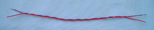 For wires of the same color clearly mark both ends of 1 wire Cut 2, 6 inch lengths of wire: #22 for T2 -- #26