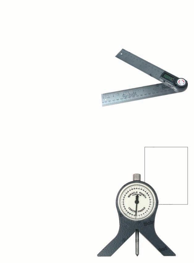 PROTRACTORS / CLINOMETERS Universal digital bevel protractors Digital bevel protractors for measuring both inside and outside angles. Equipped with a locking knob for measuring a specific angle.