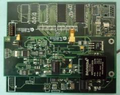 supply. When the module is to turn into the working state, the power will be supplied. Data acquisition card circuit board is shown in Fig 5.