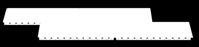 amount of zinc (g/m²) Ruukki Hyygge with grooves in linear pattern