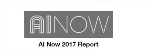 AI Now 2017 Report: Privacy AI challenges current understandings of privacy and strains the laws and regulations we have in place to protect personal information.