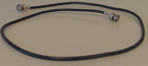 14 a, b. BNC Cable with Alligator Clip Leads. Note: the alligator clips on the right may also be attached to banana plug cables. 9.4. Coaxial Cable: Refer to Fig. 15.