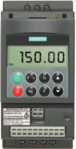 MICROMASTER 40 Options Variant independent options Overview Operator Panel (OP) With the OP, individual parameter settings can be made. Values and units are shown on a 5-digit display.