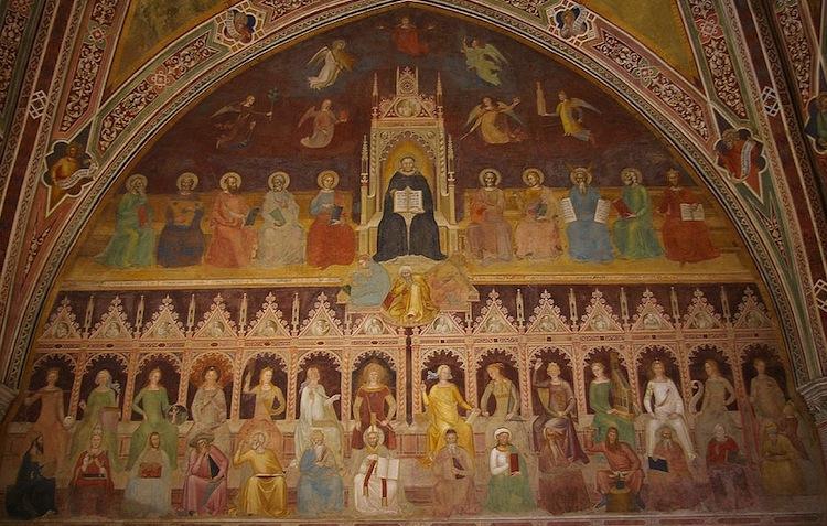 Andrea Bonaiuti, Triumph of St Thomas Aquinas, c.