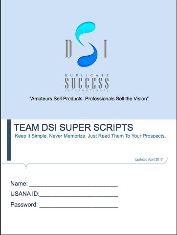 The Next Step Script *** YOU NEED THE TEAM DSI SUPER SCRIPTS to finish the process from here.