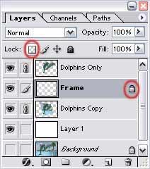 three component layers into it or, link the layers by selecting the top layer and then clicking the empty box next