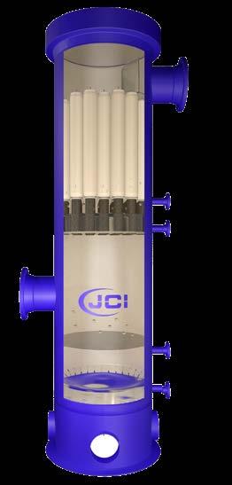 GAS COALESCERS Gas coalescers are gas-liquid separators that provide excellent removal efficiency