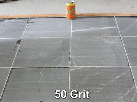 NOTE: The thirty (30) orange grit and fi fty (50) green grit Diamond Strips are very aggressive and should be used only if your surface has moderate to severe damage.