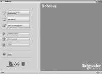 Presentation, functions SoMove setup software 3 4 5 6 7 8 9 SoMove start page Connecting the SoMove software to the device SoMove software control panel SoMove software oscilloscope function