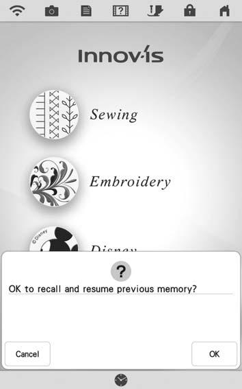 ADJUSTMENTS DURING THE EMBROIDERY PROCESS c Attch the emroidery frme nd press.
