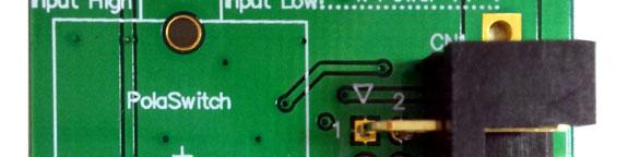 board, as shown A 6-pin electrical connector is used to connect the power supply and control