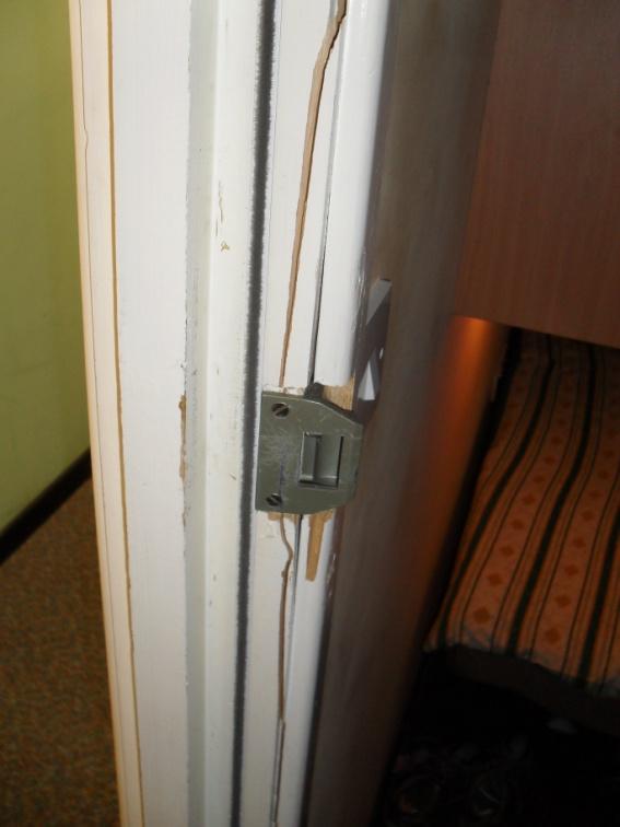 20 The door frame requires replacement due to damage that cannot effectively be repaired.