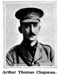 Captain Arthur Thomas Chapman 3 rd Bn. East Surrey Regiment, att. 1 st Bn.