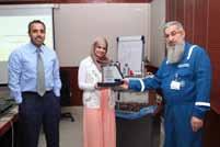 gesture highly appreciated by Operations Manager (WK) Omar Sadeq and Water Handling Team Leader (WK) Salman Al-Qabandi.