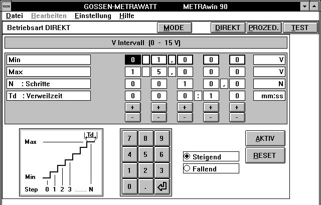 METRAwin 90 Calibration Software (optional accessory) This software allows for paperless documentation and management of calibration results, the creation of calibration procedures and remote control